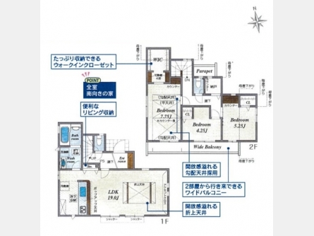 立川市西砂町5丁目〈新築〉西武拝島線「西武立川」駅徒歩19分　自然環境に恵まれた開発現場全8棟　食洗機　浴室暖房換気乾燥機　全8棟