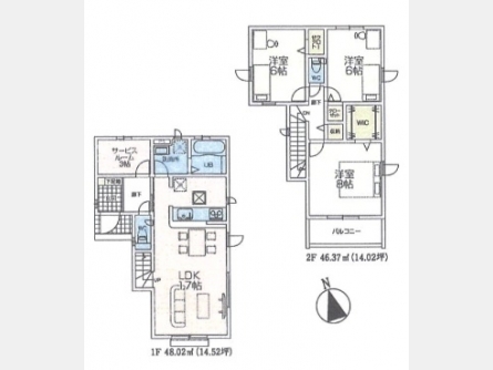 立川市西砂町5丁目〈新築〉大型分譲住宅堂々完成！浴室暖房乾燥機、浄水器、駐車2台可、全17棟⑭